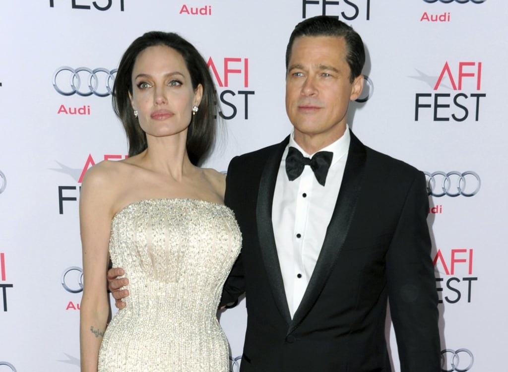 Angelina Jolie and Brad Pitt in Los Angeles on November 5, 2015. Photo: Invision/AP