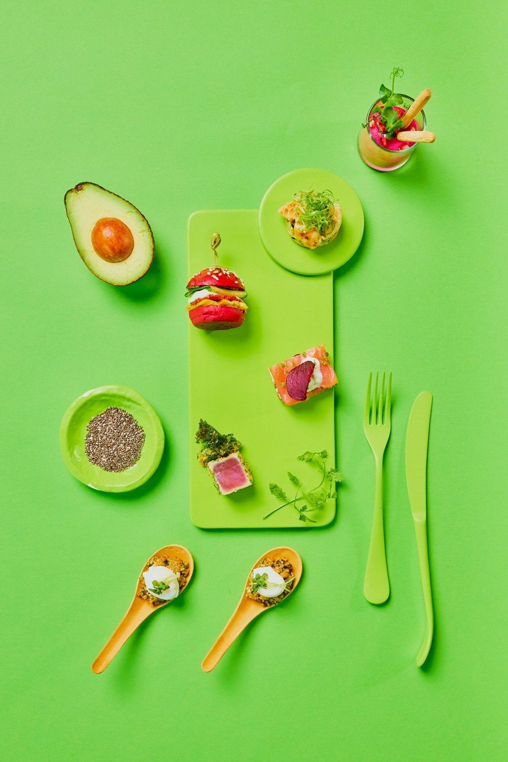 Courses in the Fuel Your Body and Mind Tea Set at the Woobar, in the W Hong Kong. Photo: W Hotel Courses in the Fuel Your Body and Mind Tea Set at the Woobar, in the W Hong Kong. Photo: W Hotel