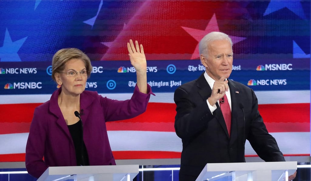 Elizabeth Warren and Joe Biden are vying for the Democratic nomination. Photo: TNS