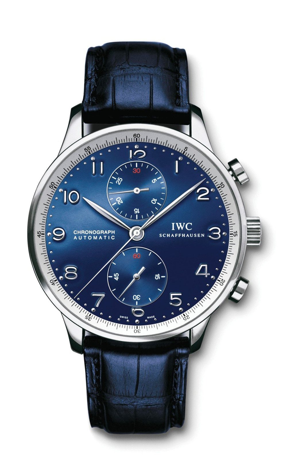IWC’s Portuguese Chronograph Laureus Sport Automatic Limited Edition. Photo: Handout