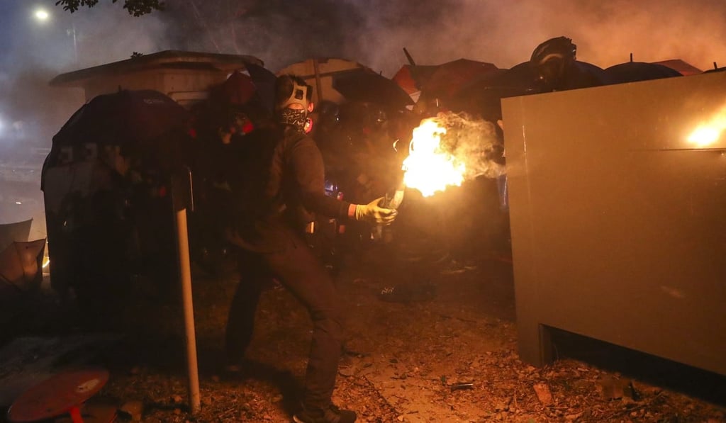 Chinese University was occupied by radical protesters for five days from November 11. Photo: Sam Tsang