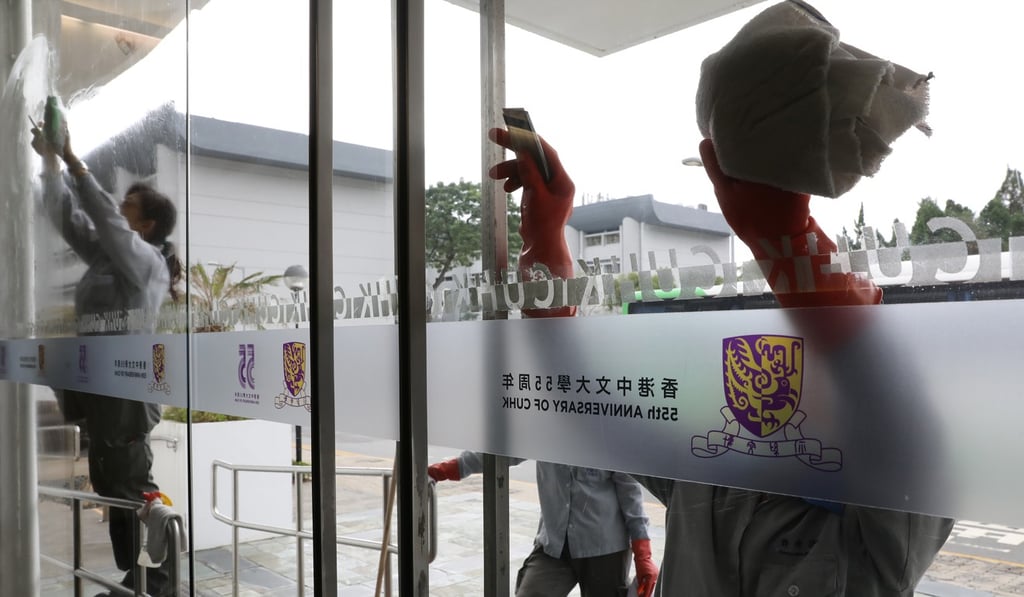 Chinese University has estimated it will cost HK$70 million to repair its Sha Tin campus after it was trashed by anti-government protesters. Photo: K.Y. Cheng