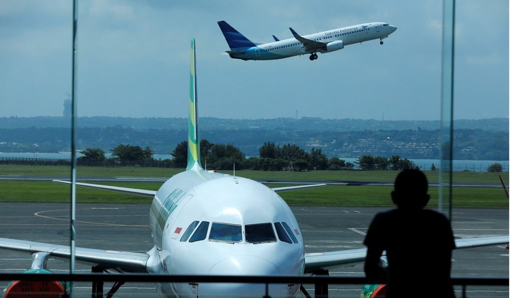 A plane takes off from Bali’s Ngurah Rai International Airport. The number of tourists from China has dropped 35 per cent. Photo: Reuters