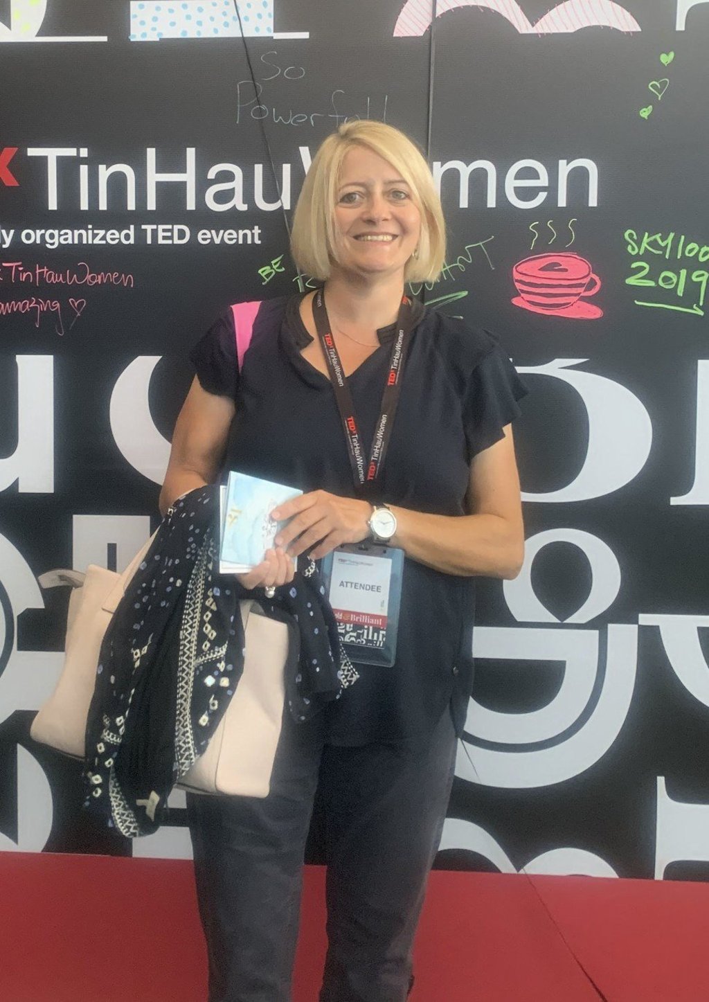 Lesley Hobbs says her choice of drink is coconut or soda water. Photo: Lesley Hobbs