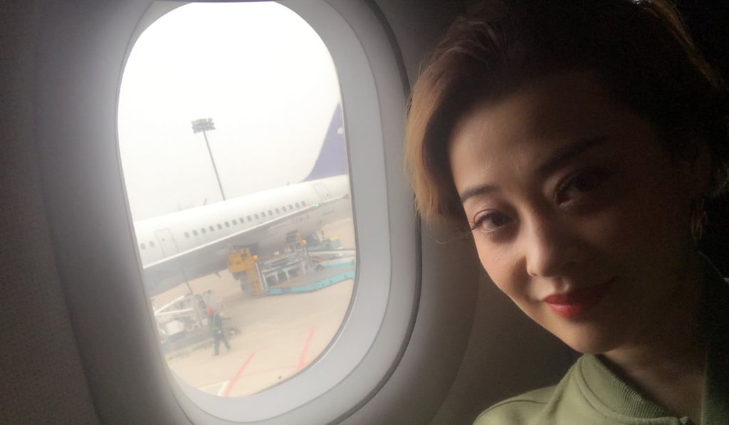 Actress Mei Ting says she will pay attention to her behaviour in the future. Photo: Weibo