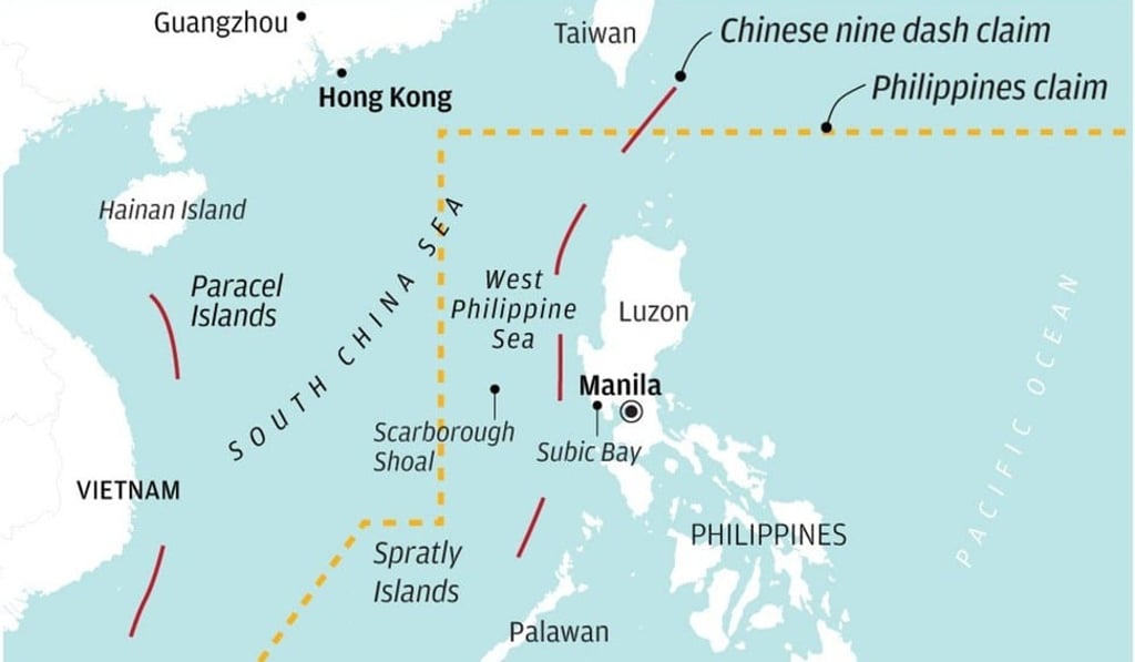 Overlapping claims in the South China Sea. Graphic: SCMP