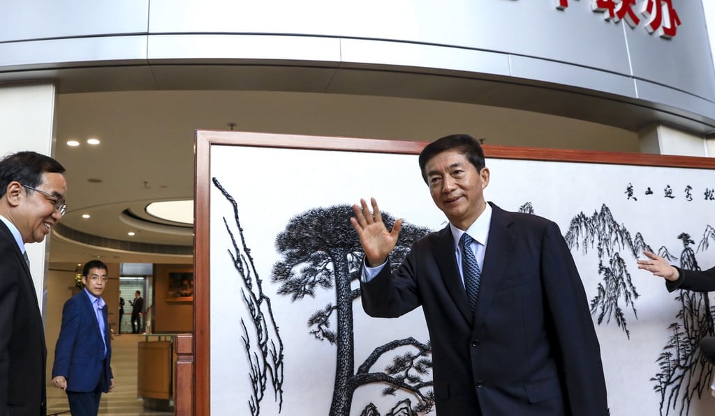 Luo Huining took over at the liaison office on Saturday. Photo: May Tse