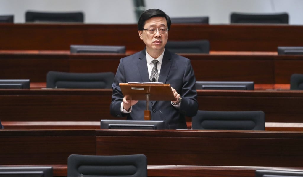 John Lee said police would only access protesters’ phones after getting a court-ordered warrant. Photo: Edward Wong