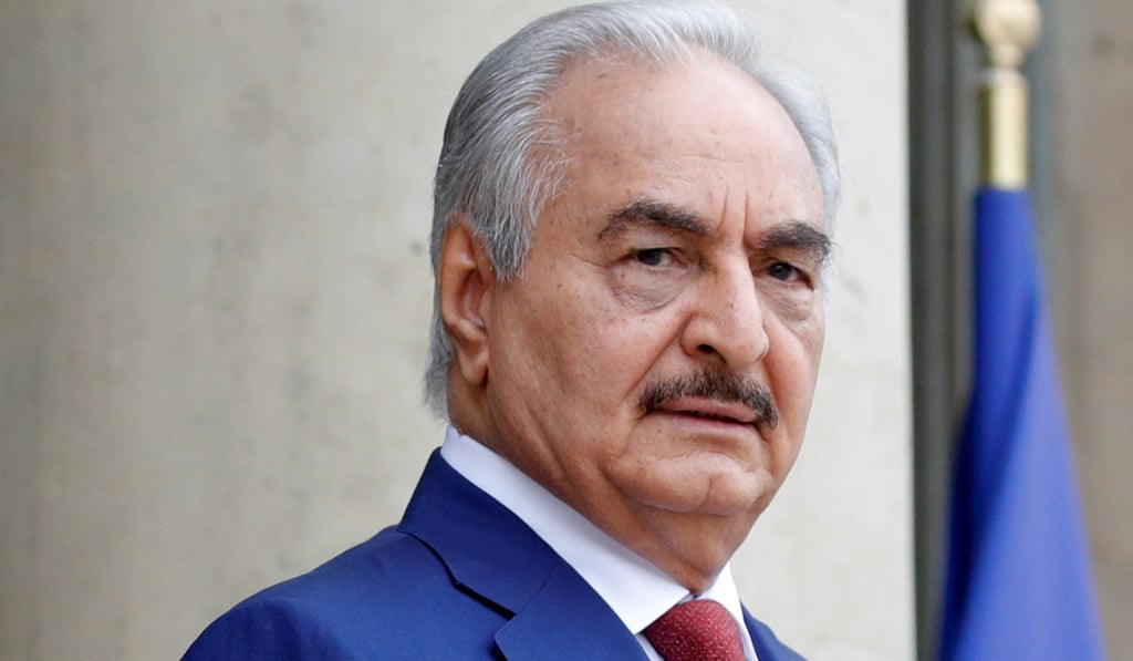 China says there must be a political solution to the conflict between forces led by Khalifa Hifter (above) and the Libyan Government of National Accord. Photo: Reuters