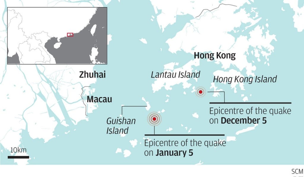 Earthquakes affecting Hong Kong