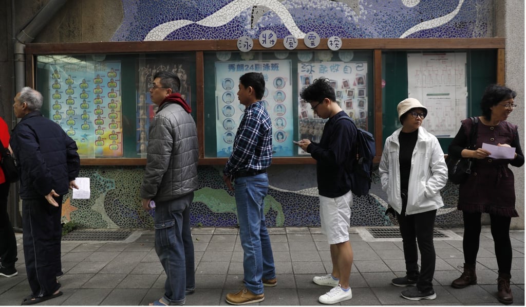 The vote in Taiwan comes at a time of rising tensions between Taipei and Beijing. Photo: EPA-EFE The vote in Taiwan comes at a time of rising tensions between Taipei and Beijing. Photo: EPA-EFE