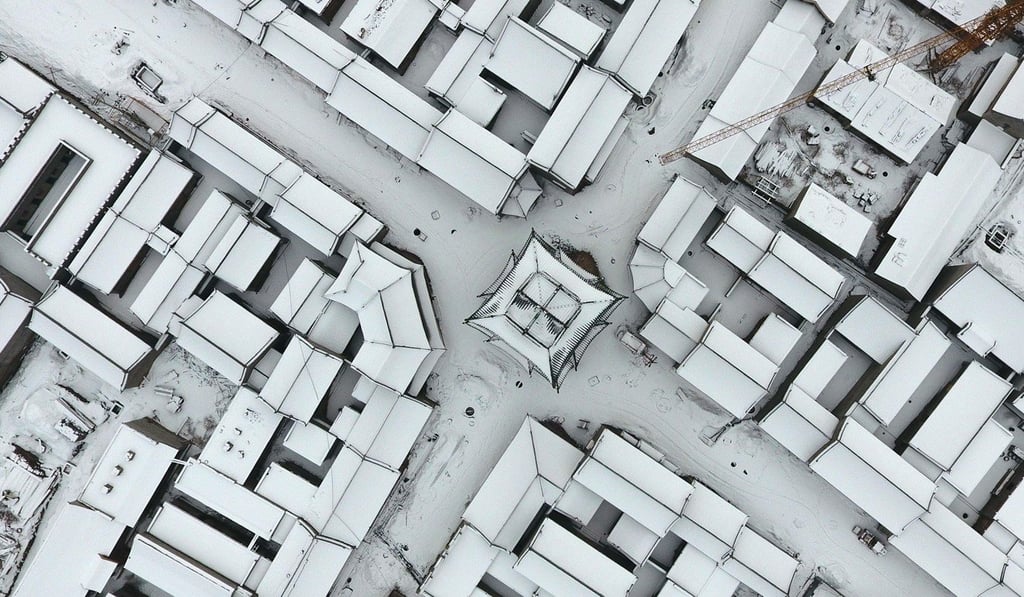 An aerial view of Taiyuan, capital of north China's Shanxi province, where Luo was party chief. Photo: Xinhua