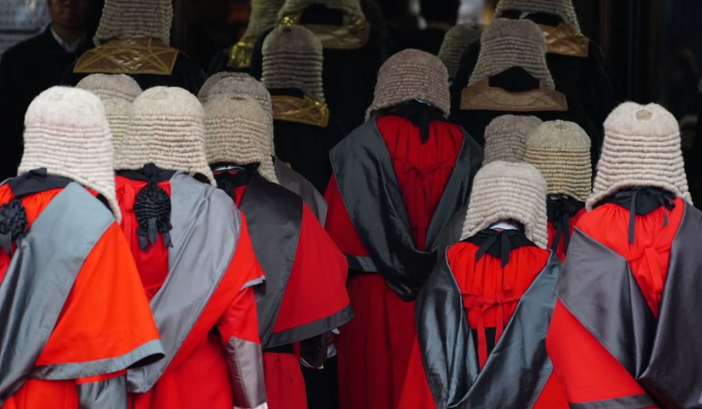 The opening ceremony of the legal year in City Hall. Photo: Robert Ng