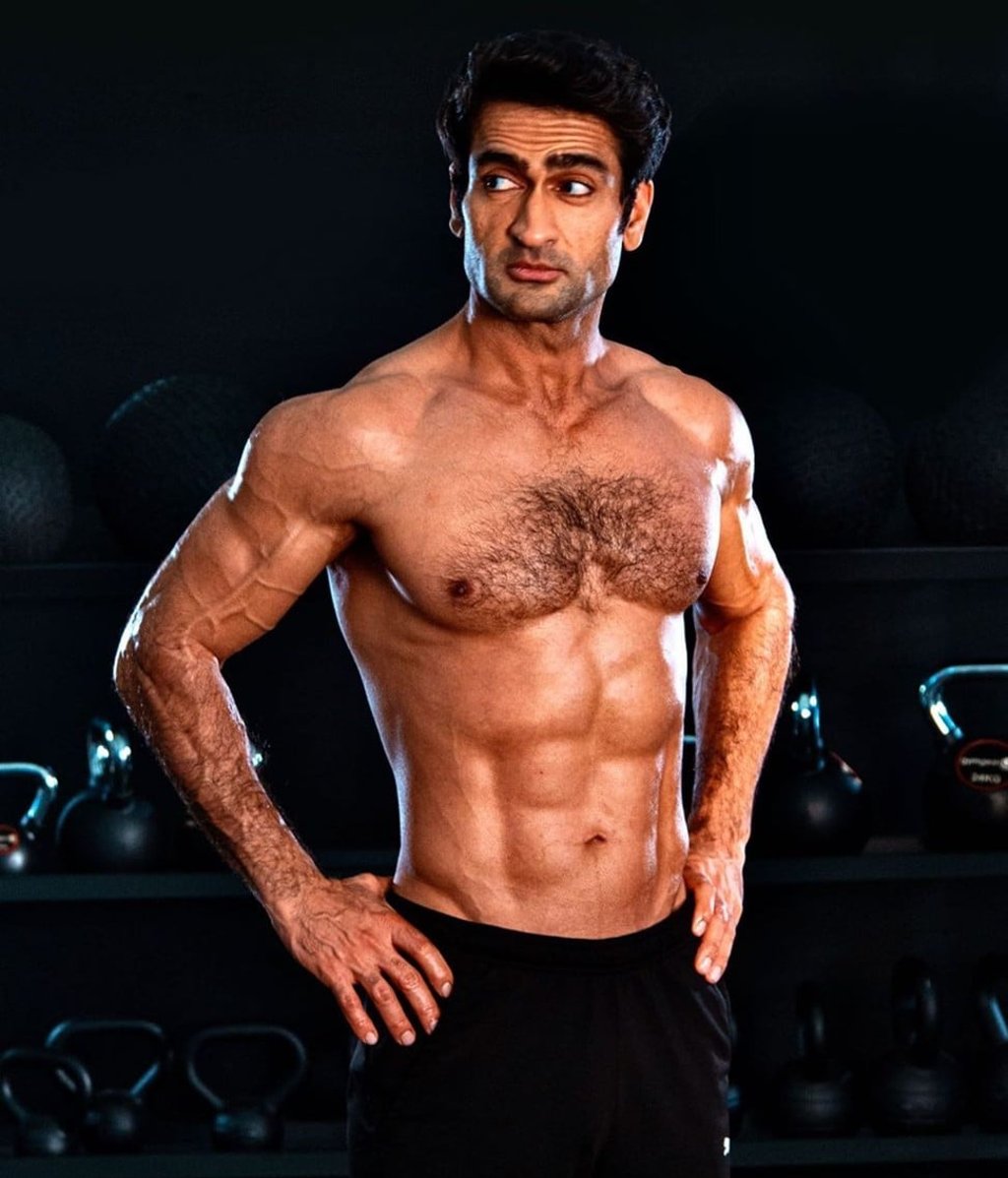 Kumail Nanjiani achieved his look with the help of five personal trainers and nine months of meals prepared by a dedicated catering company. Photo: Instagram @kumailn Kumail Nanjiani achieved his look with the help of five personal trainers and nine months of meals prepared by a dedicated catering company. Photo: Instagram @kumailn