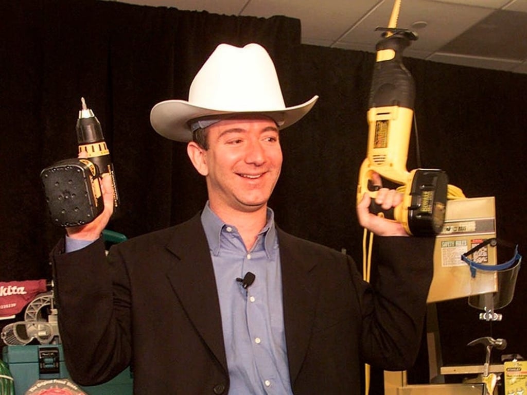 Jeff Bezos took apart his crib with a screwdriver while still just a toddler. Photo: AP Photo