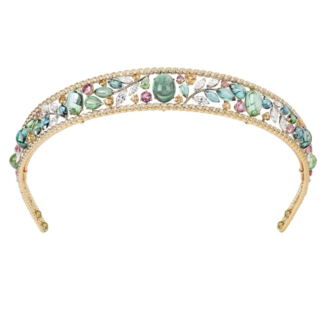 Chanel’s Blé Maria tiara, part of the new Le Paris Russe De Chanel collection Chanel’s Blé Maria tiara, part of the new Le Paris Russe De Chanel collection