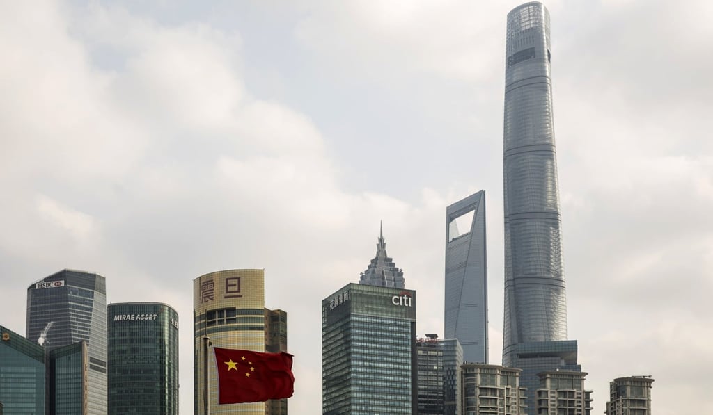 The Shanghai Tower stands tall among the skyscrapers of the Pudong Lujiazui financial district in Shanghai in December 2018. Photo: Bloomberg