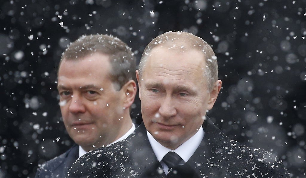 Vladimir Putin and Dimitry Medvedev have each served as president and prime minister. Photo: EPA Vladimir Putin and Dimitry Medvedev have each served as president and prime minister. Photo: EPA