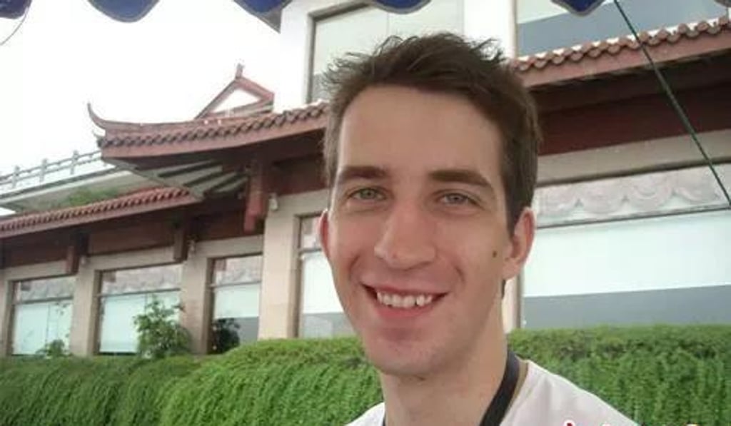 Phillip Hancock started teaching at Southwest University in Chongqing in 2013. Photo: Weibo Phillip Hancock started teaching at Southwest University in Chongqing in 2013. Photo: Weibo
