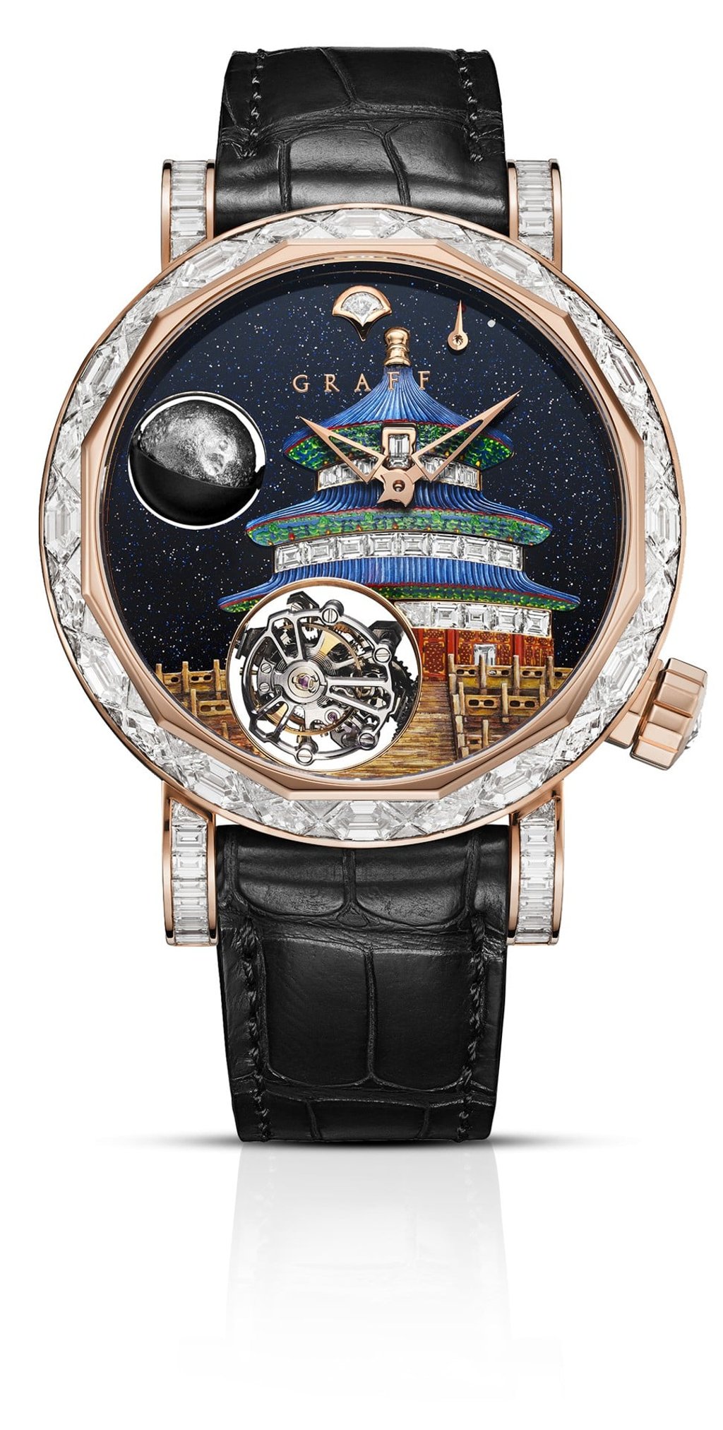 Graff GyroGraff Temple of Heaven watch. Photo: Graff Graff GyroGraff Temple of Heaven watch. Photo: Graff