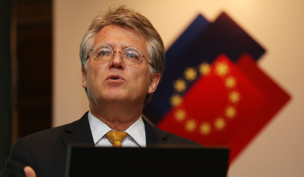 Joerg Wuttke, president of the EU Chamber of Commerce in China, said the purchasing deal would lead European firms to “wonder where our place is”. Photo: EPA
