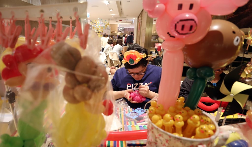 The LIHKG pig is among images used on protest-related products. Photo: Xiaomei Chen