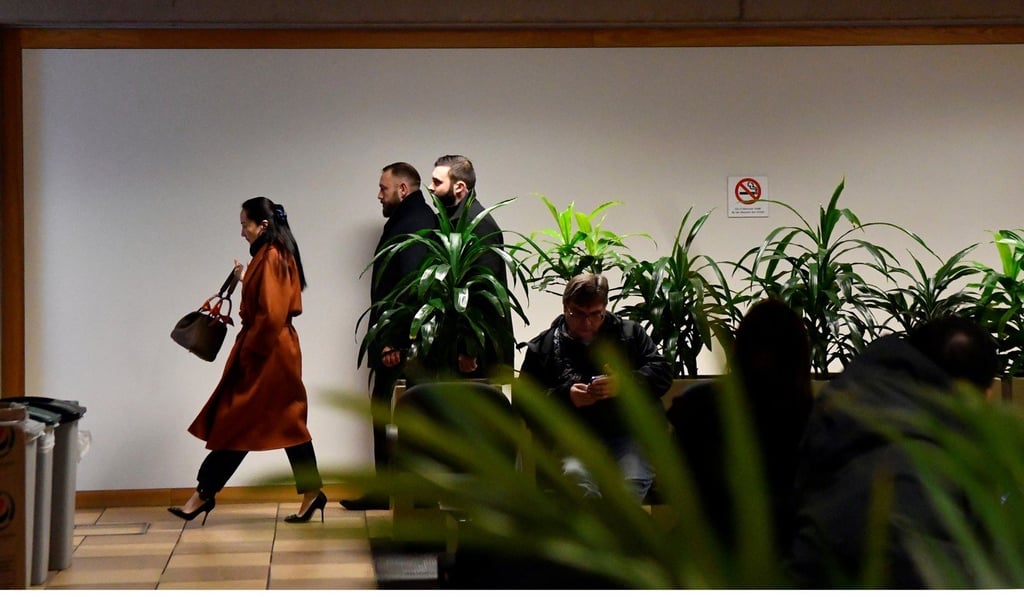Huawei Chief Financial Officer Meng Wanzhou arrives at the British Columbia Supreme Court in Vancouver on Friday. Photo: Reuters