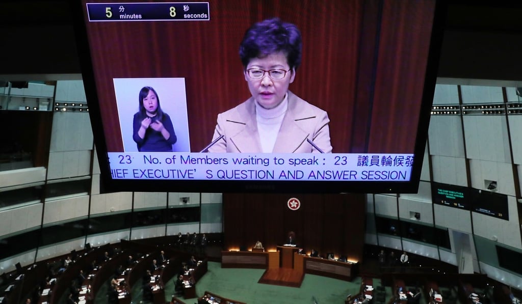 Chief Executive Carrie Lam recently announced a HK$10 billion package of relief measures for Hongkongers. Photo: Sam Tsang