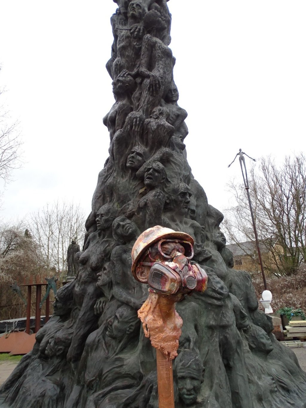 The eight-metre-tall sculpture will be erected outside the Danish parliament on January 23. Photo: Handout