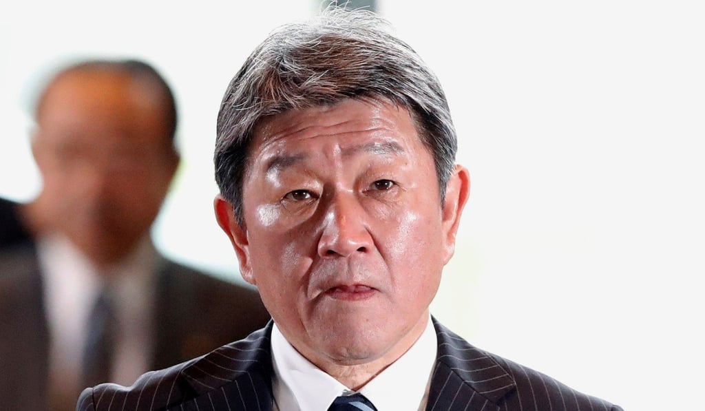 Foreign Minister Toshimitsu Motegi said Tokyo would not tolerate “a unilateral effort to change the status quo” in the East China Sea. Photo: Reuters