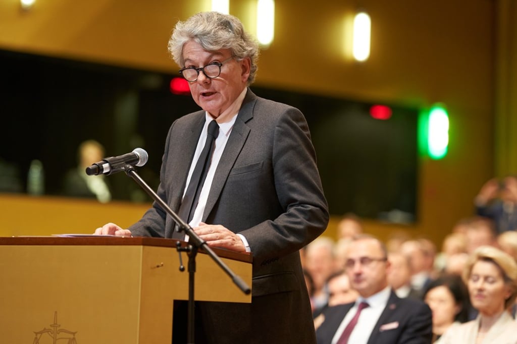 The European Commissioner in charge of the Internal Market, Thierry Breton, said the EU will introduce at the end of January a set of guidelines for member states to mitigate security risks in their 5G mobile network roll-outs. Photo: dpa The European Commissioner in charge of the Internal Market, Thierry Breton, said the EU will introduce at the end of January a set of guidelines for member states to mitigate security risks in their 5G mobile network roll-outs. Photo: dpa