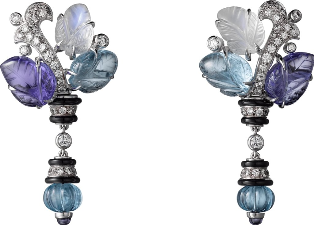 Cartier high jewellery collection earrings. Photo: Handout