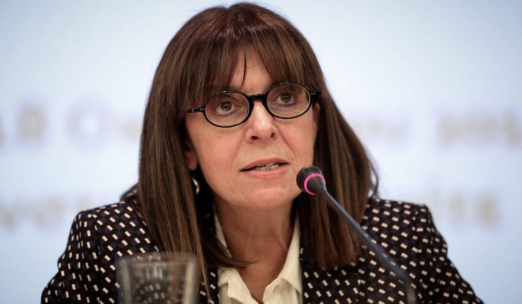 Ekaterini Sakellaropoulou will take over from Prokopios Pavlopoulos. Photo: Agence France-Presse