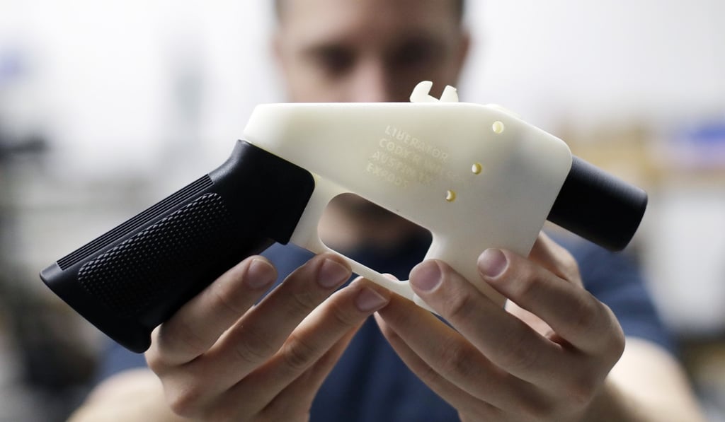 A 3D-printed gun called the Liberator pictured in Austin, Texas. Photo: AP