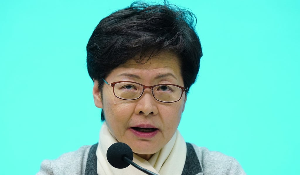 Hong Kong Chief Executive Carrie Lam says closing the city’s border with mainland China is ‘impractical’. Photo: Sam Tsang