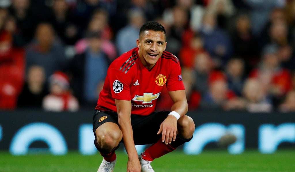 Manchester United's Alexis Sanchez in Uefa Champions League action against Valencia. Photo: Reuters