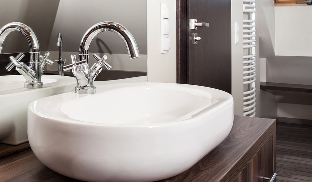 The Fibaro Flood sensor can detect leaks and close off the water supply. Photo: Fibaro The Fibaro Flood sensor can detect leaks and close off the water supply. Photo: Fibaro