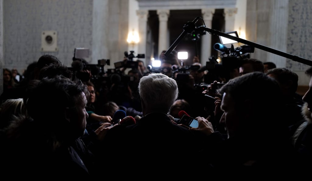 Andre Soullier, lawyer of French cardinal Philippe Barbarin answers journalists’ questions at Lyon's courthouse. Photo: AFP Andre Soullier, lawyer of French cardinal Philippe Barbarin answers journalists’ questions at Lyon's courthouse. Photo: AFP