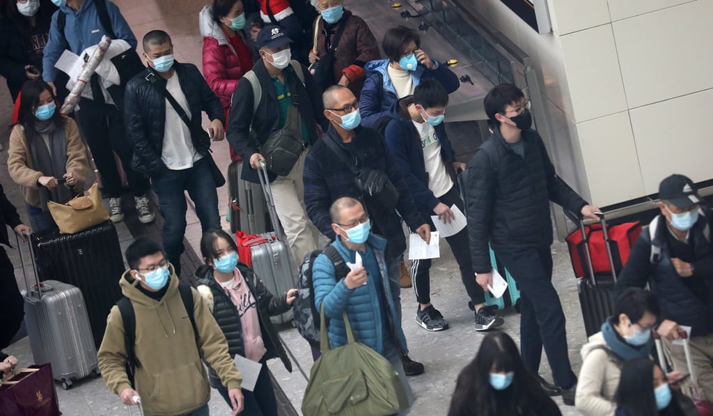Commuters on the high-speed rail arrive in Hong Kong from the mainland on Tuesday. Photo: Winson Wong