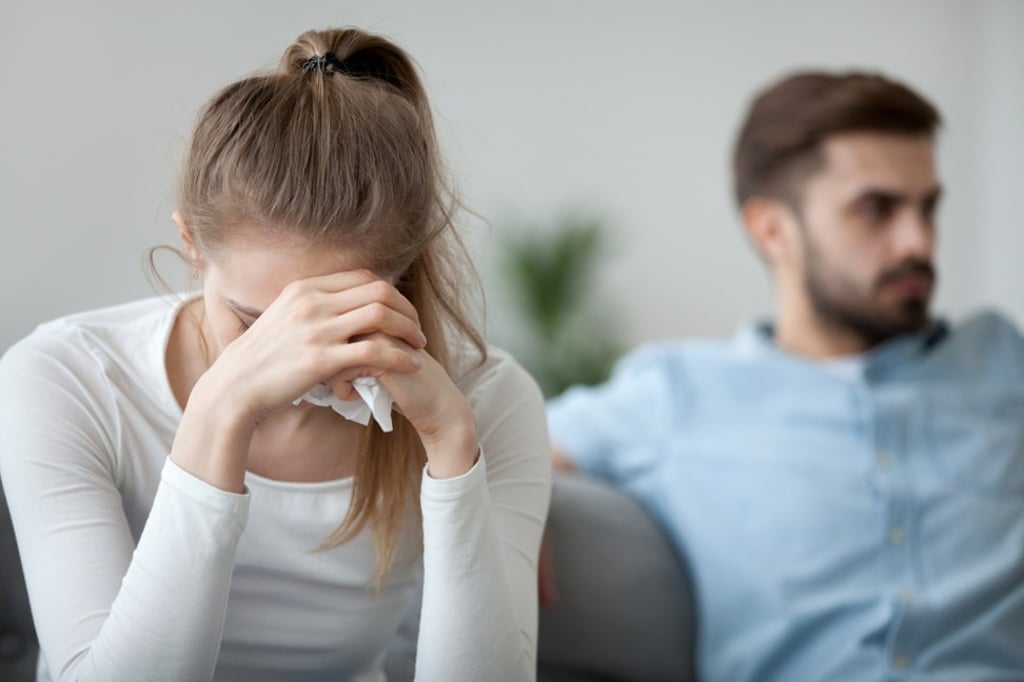 The person who has been betrayed should express their feelings in a safe space because suppressing anger will lead to more pain and hurt. Photo: Shutterstock The person who has been betrayed should express their feelings in a safe space because suppressing anger will lead to more pain and hurt. Photo: Shutterstock