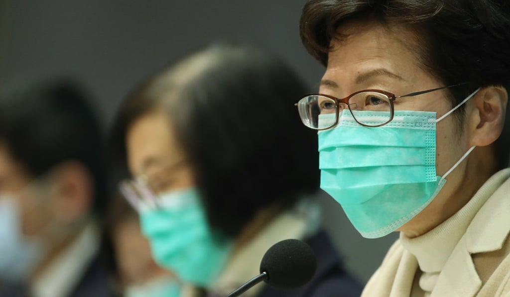 Carrie Lam previously ruled out a full closure of the mainland border. Photo: Winson Wong