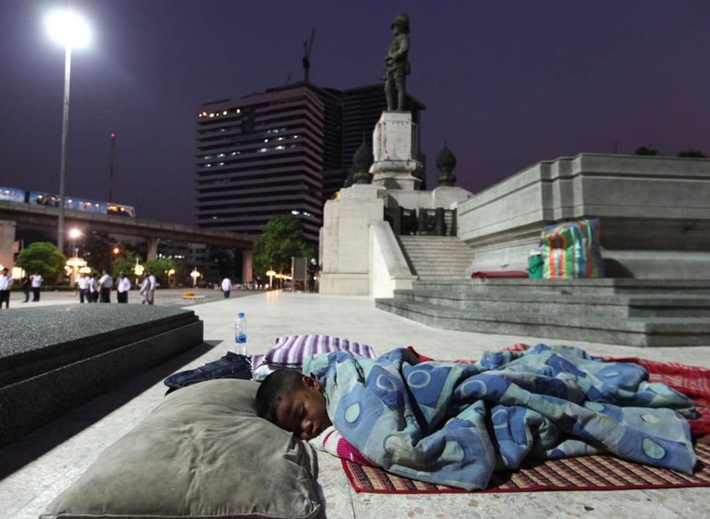 Street children in Thailand are usually from disadvantaged backgrounds. Photo: Bangkok Post Street children in Thailand are usually from disadvantaged backgrounds. Photo: Bangkok Post