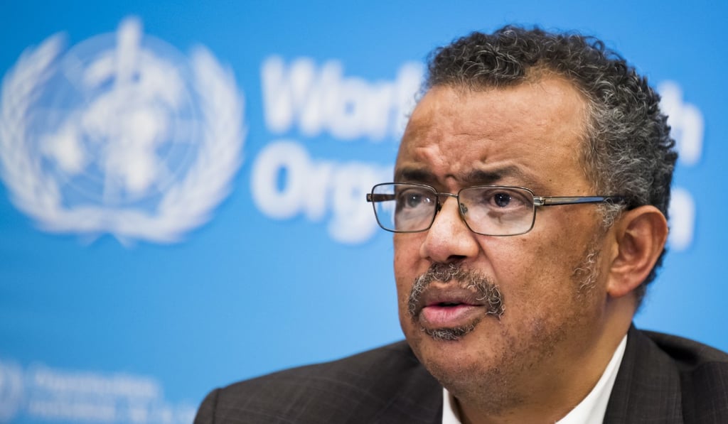 World Health Organisation director general Tedros Adhanom Ghebreyesus has repeatedly lauded China’s response to the coronavirus outbreak. Photo: EPA-EFE