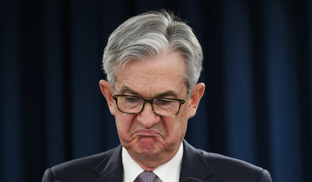 US Fed chief Jerome Powell speaks to reporters after the board’s January 29 meeting, at which the central bank decided to keep its benchmark US federal funds rate unchanged. Even so, the Fed’s tone has turned more dovish. Photo: Xinhua