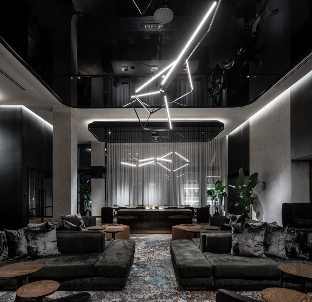 Equinox Hotel's club reception area, designed by Joyce Wang Studio. Photo: Equinox Hudson Yards Equinox Hotel's club reception area, designed by Joyce Wang Studio. Photo: Equinox Hudson Yards