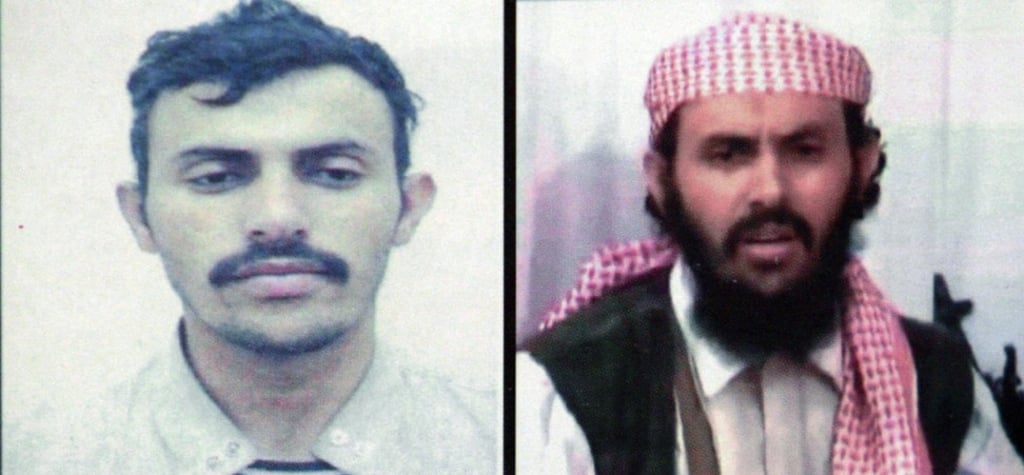 Two pictures of a suspected military chief of al-Qaeda network in Yemen, identified as Qassem al-Rimi. Photo: Yemeni Interior Ministry / AFP Two pictures of a suspected military chief of al-Qaeda network in Yemen, identified as Qassem al-Rimi. Photo: Yemeni Interior Ministry / AFP