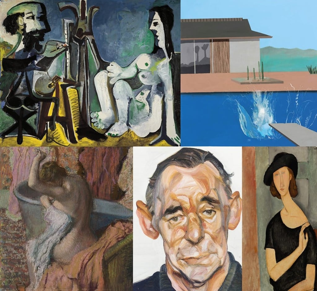 Five paintings that were among the highlights of the Impressionist, Modern and Contemporary Art sales held at Sotheby’s auction house in London. ‘The art world is still effectively an honour system, operating on the basis of trust,’ says one-time forger John Myatt. Photo: AFP
