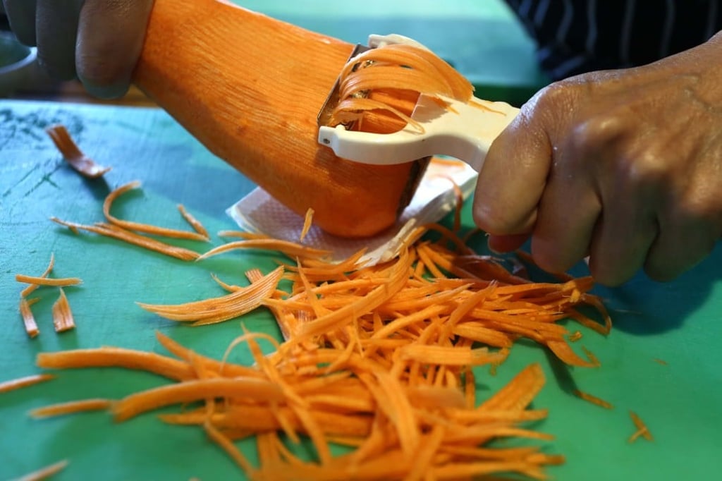 Shredded carrot is common in chicken soup – and high in health-helping vitamins. Photo: Jonathan Wong