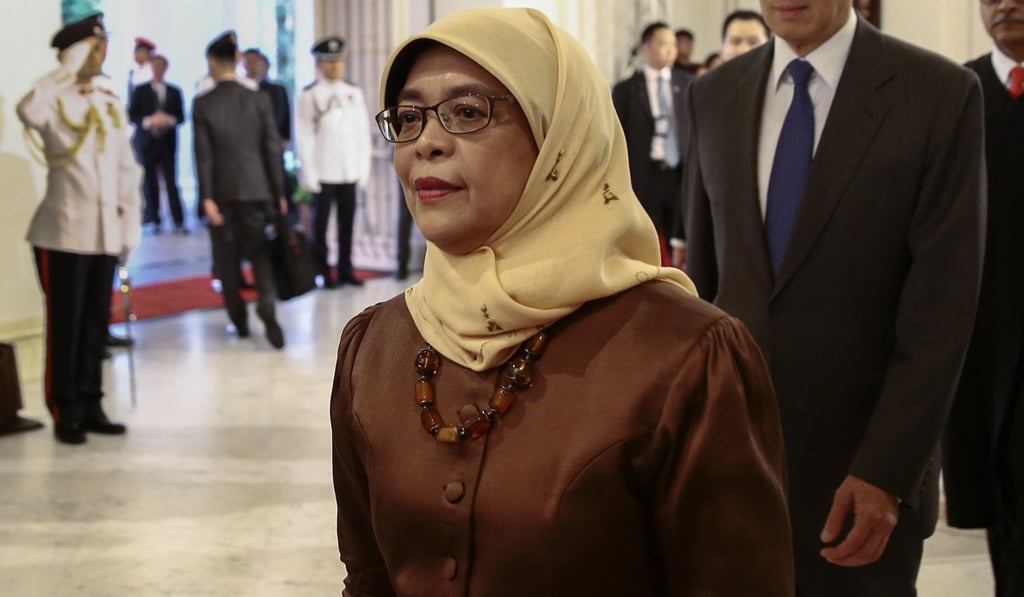 Singapore President Halimah Yacob. Photo: AFP