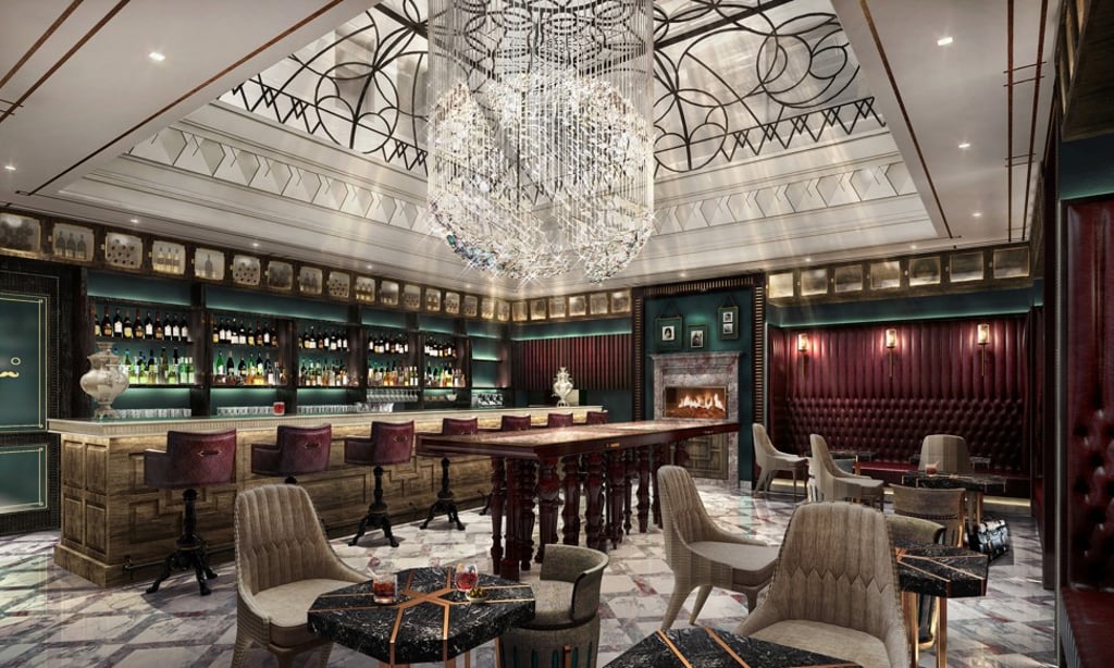 The 40 Elephants bar at the hotel. Photo: Great Scotland Yard Hotel